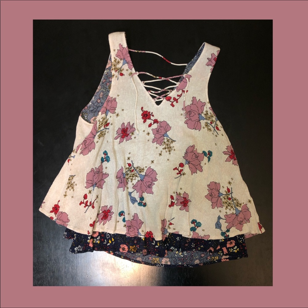 Nordstrom Flowery Baby Doll Blouse🌺 SMALL